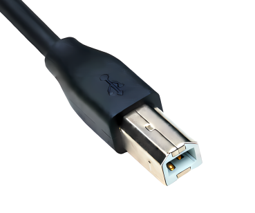 DINIC USB-C auf USB-B Druckerkabel, schwarz, (Printer/Scanner/MIDI) 0,50m
